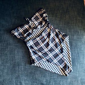 Volcom Plaid Attitude One Piece Bathing Suit